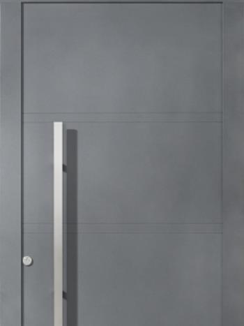 Panneau de porte avec cadre ouvrant caché