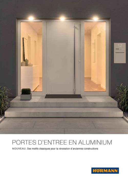 Portes d’entrée en aluminium